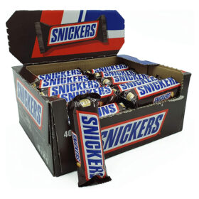 Snickers Pack (40 x 50 g) – Multipack Bar with Caramel and Roasted Peanuts Covered with Chocolate